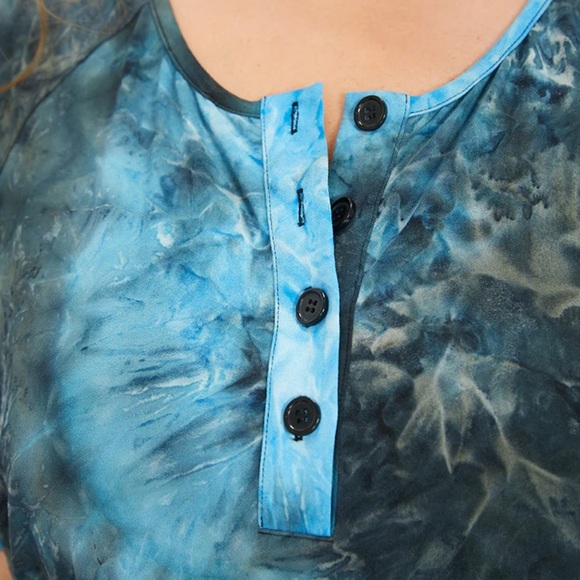 BloomChic Tie-Dye Blue Romper XL us14-16 - Picture 5 of 10